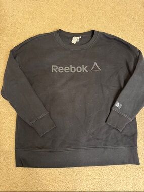 Reebok Men's Black Crewneck with Subtle Logo